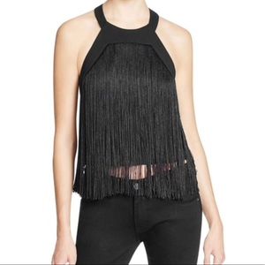 Parker fringe top